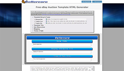 eBay Template HTML Generator